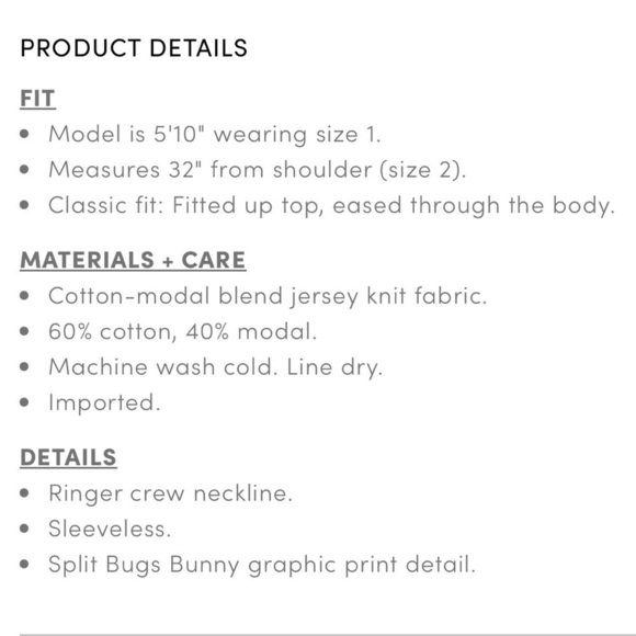 TORRID WARNER BROS Looney Tunes Bugs Bunny Classic Fit Colorblock Tee - Picture 4 of 10